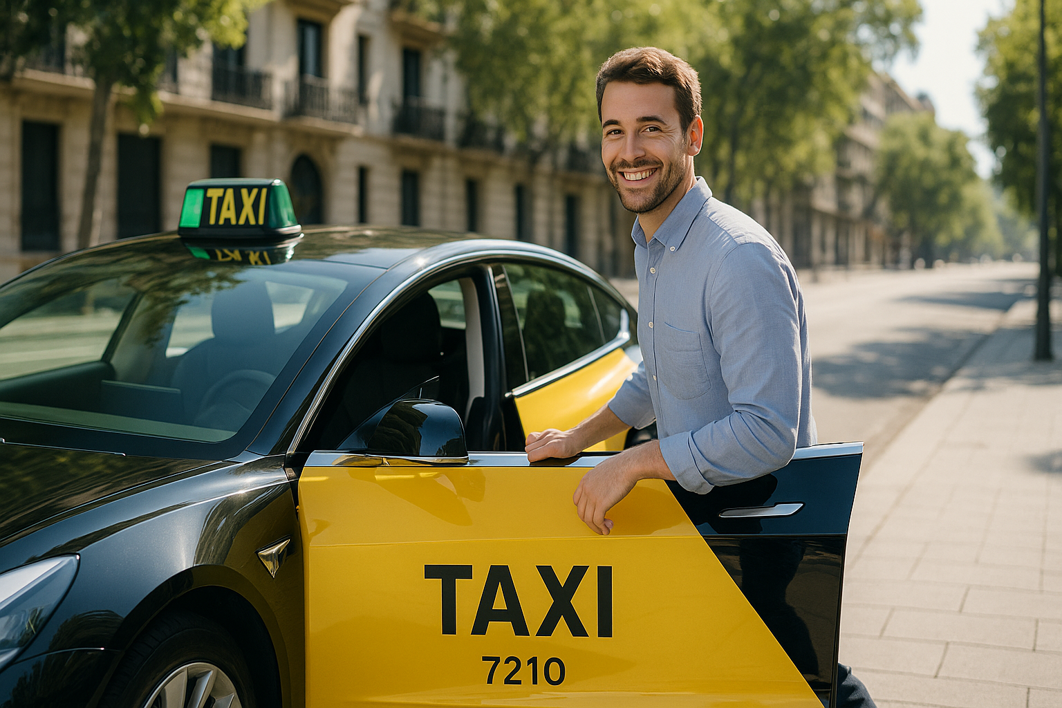 Asesor mostrando simulación a cliente